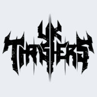 Black UK Thrashers Logo - GD72 Softstyle® Ladies' T-Shirt Design