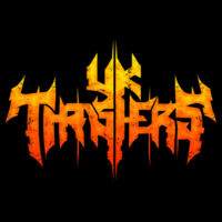 UK Thrashers Fire Logo - GD01 Softstyle Adult T-Shirt Design
