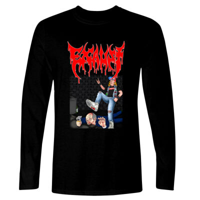 My Foot Steps Down - GD11 Softstyle® Adult Long Sleeve T-Shirt Thumbnail