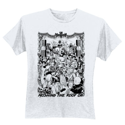 Moshing The Roof On (White) - GD01 Softstyle Adult T-Shirt Thumbnail
