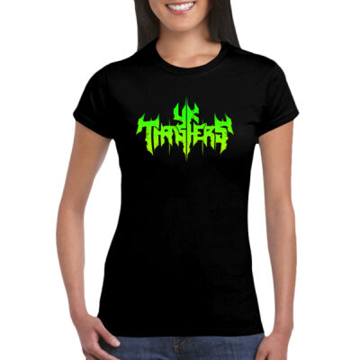 Green UK Thrashers Logo - GD72 Softstyle® Ladies' T-Shirt Thumbnail